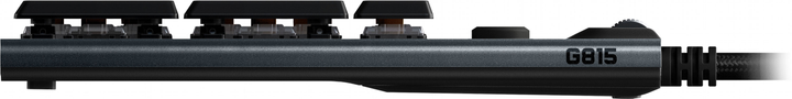 Клавіатура дротова Logitech G815 Gaming Mechanical GL Tactile RGB USB Black (920-008992) - зображення 4