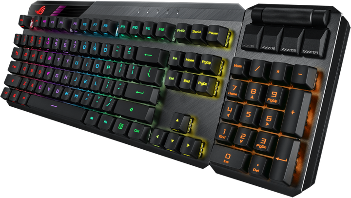 Klawiatura bezprzewodowa Asus ROG Claymore II Wireless Czarna (90MP01W0-BKUA01) - obraz 11