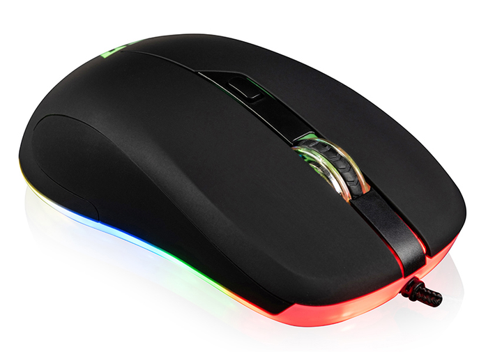 Mysz komputerowa Modecom Volcano GMX Assassin RGB Silent USB Czarna (M-MC-GMX-SILENT-ASSASSIN-100) - obraz 1