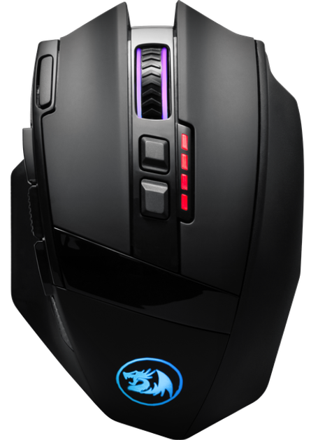 Mysz komputerowa Redragon Sniper Pro Wireless/USB Czarna (RED-M801P-RGB) - obraz 2