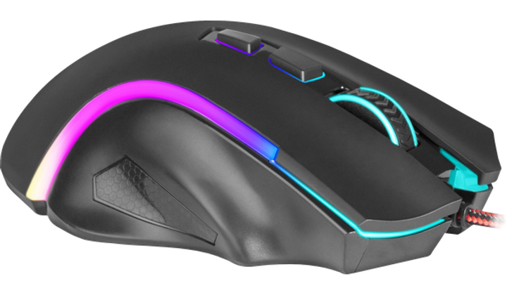Mysz komputerowa Redragon Griffin USB Czarna (RED-M607) - obraz 6