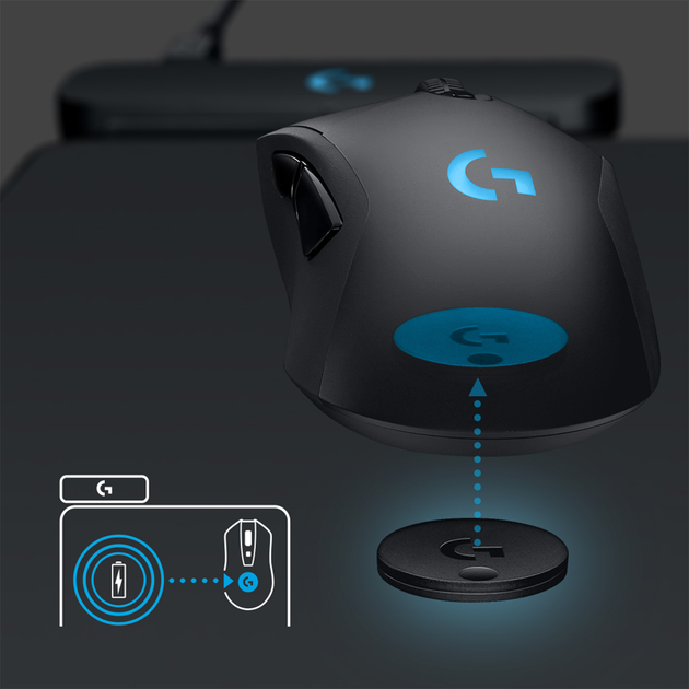 Ігрова поверхня Logitech G PowerPlay Charging System Mouse Pad (943-000110) - зображення 3