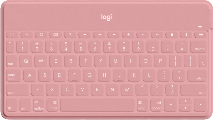 Клавіатура бездротова Logitech Keys-To-Go для iPhone iPad Apple TV Blush Pink (920-010059) - зображення 1
