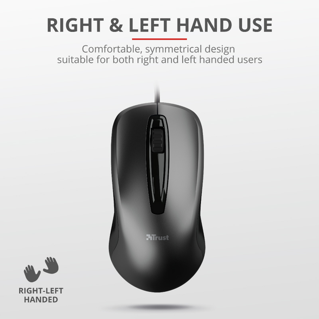 Миша Trust Carve USB Black (23733) - зображення 9