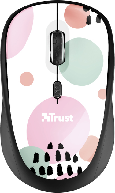 Миша Trust Yvi Wireless Pink Circles (24441) - зображення 1