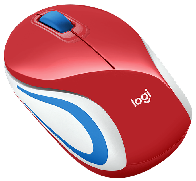 Миша Logitech M187 Wireless Mini Red (910-002732) - зображення 3