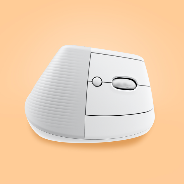 Миша Logitech Lift Vertical Ergonomic Wireless/Bluetooth White (910-006475) - зображення 3