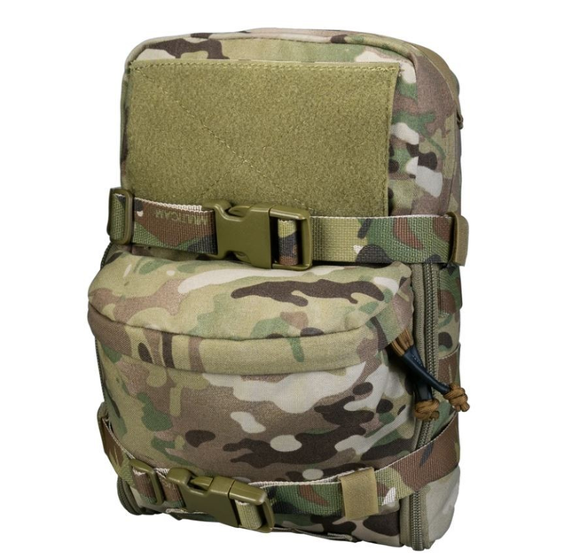 Сумка для тактичного жилета-рюкзака IDOGEAR BG3530 MOLLE 3 л преміум якість армії США Мультикам - зображення 1
