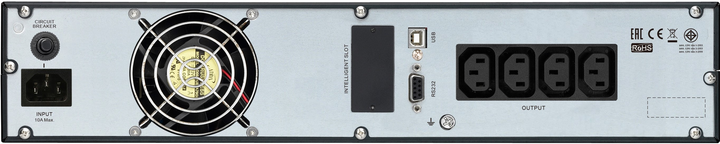 ДБЖ APC Easy UPS SRV 2000VA RM 230V з рейками для монтажу (SRV2KRIRK) - зображення 3