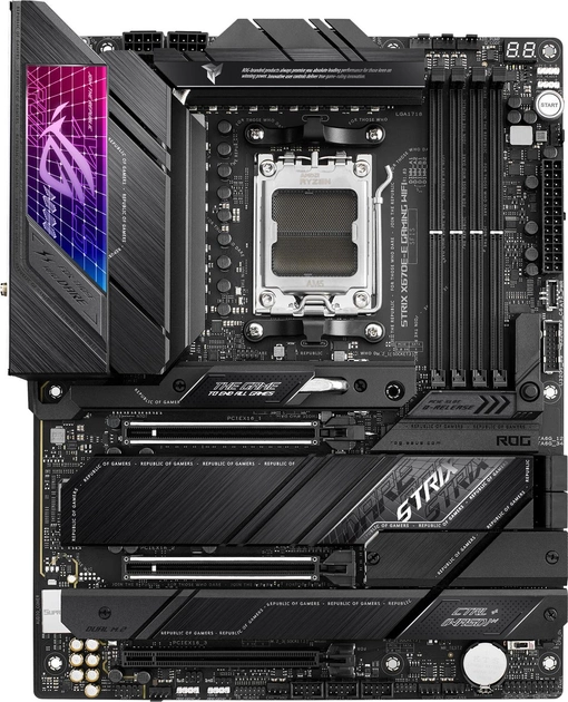 Материнська плата Asus ROG STRIX X670E-E Gaming Wi-Fi (sAM5, AMD X670, PCI-Ex16) - зображення 1