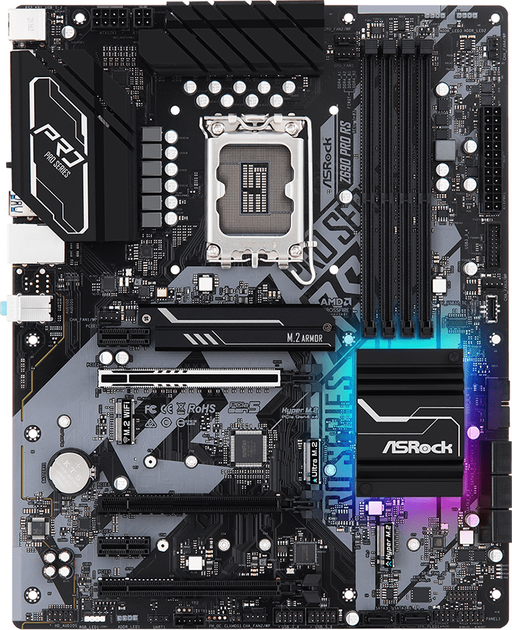 Материнська плата ASRock Z690 Pro RS (s1700, Intel Z690, PCI-Ex16) - зображення 1