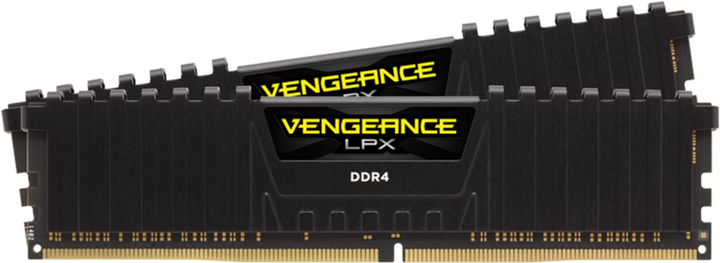 Оперативна пам'ять Corsair DDR4-2400 16384MB PC4-19200 (Kit of 2x8192) Vengeance LPX Black (CMK16GX4M2A2400C16) - зображення 1