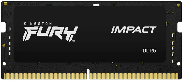 Оперативна пам'ять Kingston Fury SODIMM DDR5-4800 16384MB PC5-38400 (KF548S38IBK2-16) - зображення 2