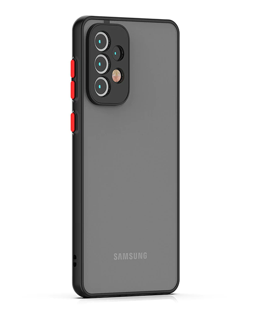 Чехол матовый Smoke Case для Samsung Galaxy A73 SM-A736BZ Черный - Фото 3 Чехол матовый Smoke Case для Samsung Galaxy A73 SM-A736BZ Черный - изображение 3