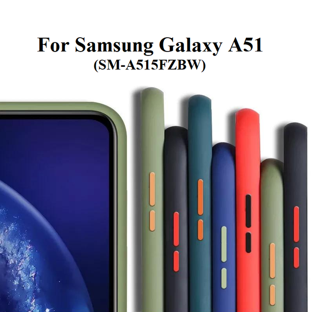 Чехол матовый Smoke Case для Samsung Galaxy A51 SM-A515FZ Черный - изображение 2