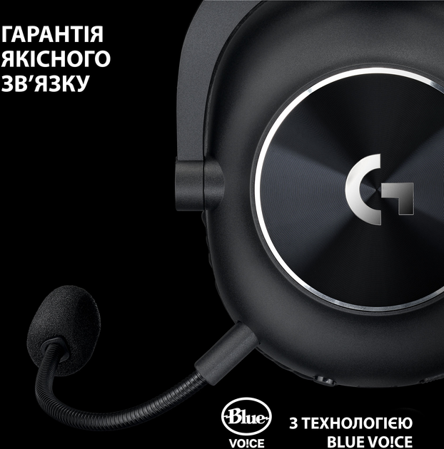 Навушники Logitech G Pro X 2 Lightspeed Wireless Black (981-001263) - зображення 7