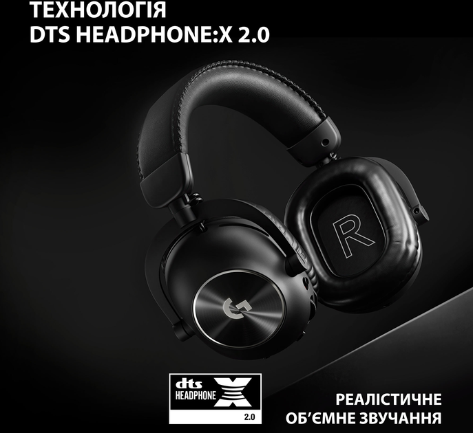 Навушники Logitech G Pro X 2 Lightspeed Wireless Black (981-001263) - зображення 8