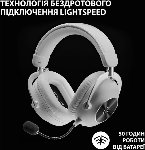 Słuchawki Logitech G Pro X 2 Lightspeed Wireless White (981-001269) - obraz 4