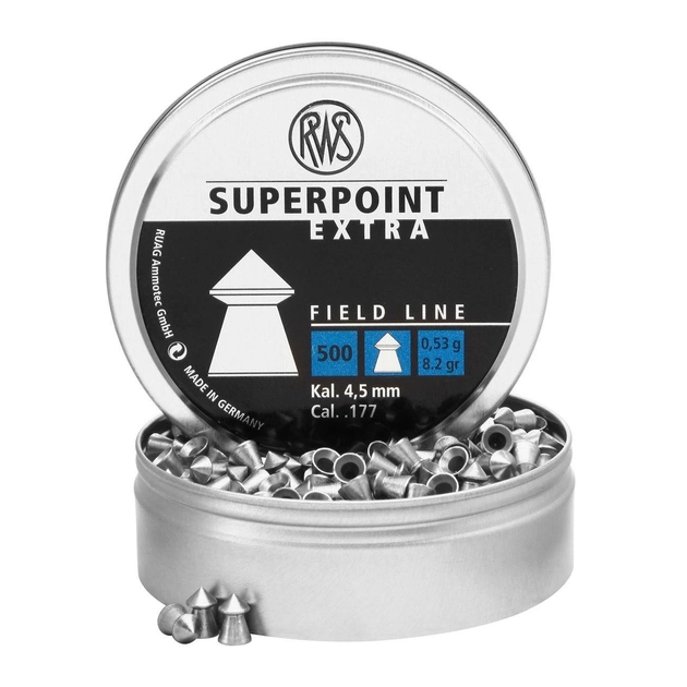 Пули RWS Superpoint Extra 4.50мм, 0.53г, 500шт - изображение 2