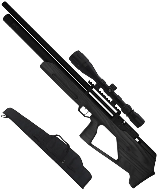 PCP Гвинтівка Zbroia Козак 550/290 з оптичним прицілом 4х32 і чехлом - зображення 1