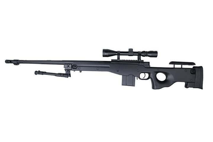 Снайперська гвинтівка L96 MB4402D з оптикою та сошками [WELL] - зображення 1