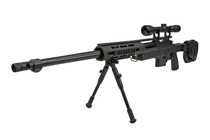 Снайперська гвинтівка L96 MB4411D з оптикою і сошками [WELL] - зображення 2