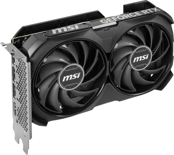 Видеокарта MSI PCI-Ex GeForce RTX 4060 Ti Ventus 2X Black 8G OC 8GB GDDR6 (128bit) (2580/18000) (HDMI, 3 x DisplayPort) (RTX 4060 Ti VENTUS 2X BLACK 8G OC) - изображение 4