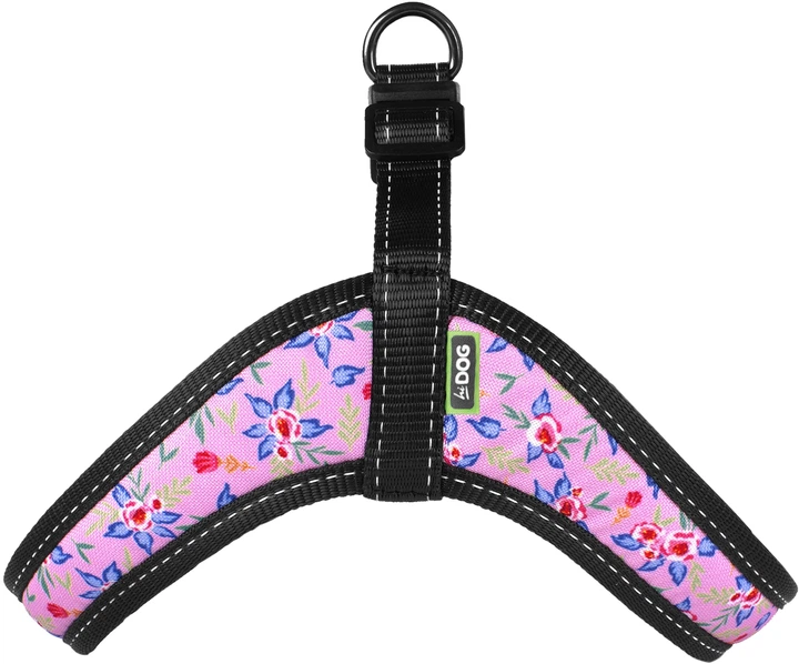 Шлея Hi Dog Comfort охват грудной клетки 36-42 см S Flowers pink (2100102864017) - Фото 3 Шлея Hi Dog Comfort охват грудной клетки 36-42 см S Flowers pink (2100102864017) - изображение 3