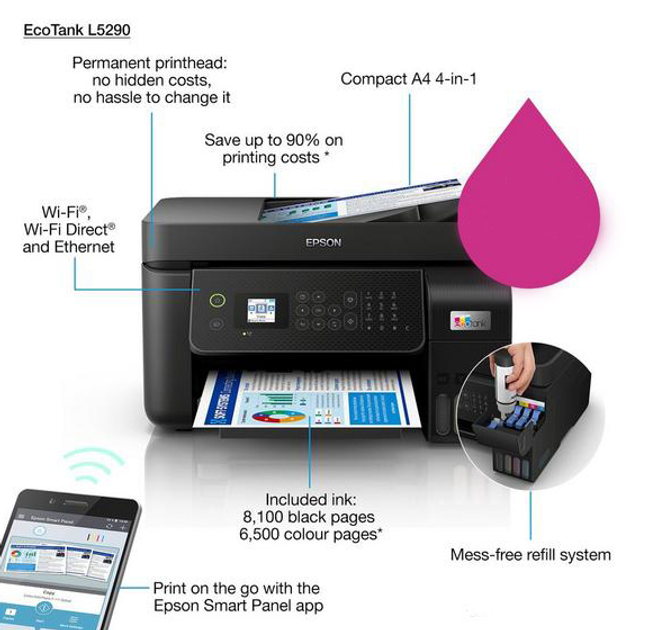БФП Epson EcoTank L5290 (C11CJ65403) - зображення 15