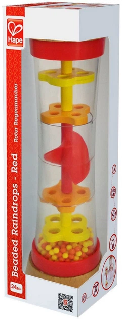 Zabawka rozwojowa Hape Rain Music Red (E0327) - obraz 3