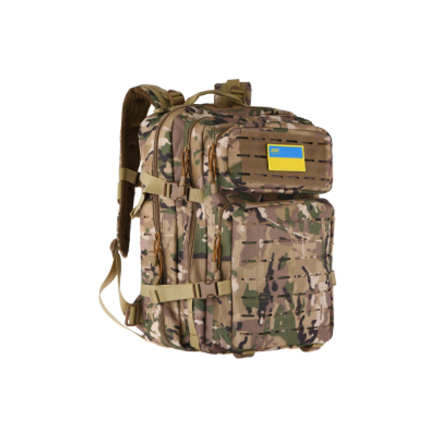 Рюкзак туристичний 2E Tactical 36L Green Camouflage (2E-MILTACTBKP-Y36L-OG) - зображення 1