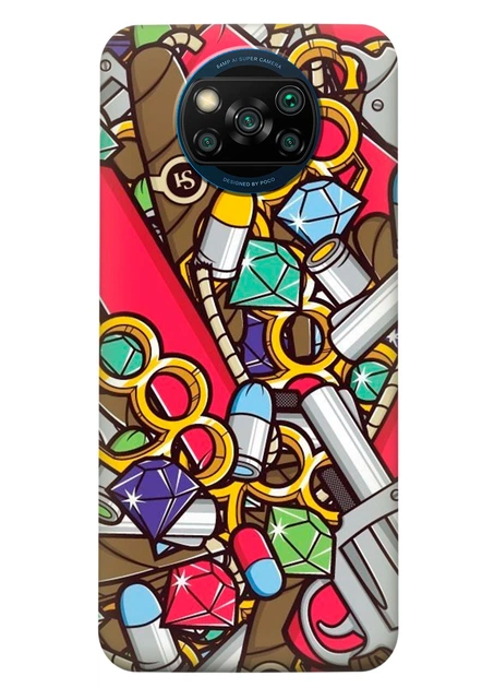 Силиконовый чехол ПринтОК для Xiaomi Poco X3 Pro - Ганстерc - Фото 1 Силиконовый чехол ПринтОК для Xiaomi Poco X3 Pro - Ганстерc - изображение 1