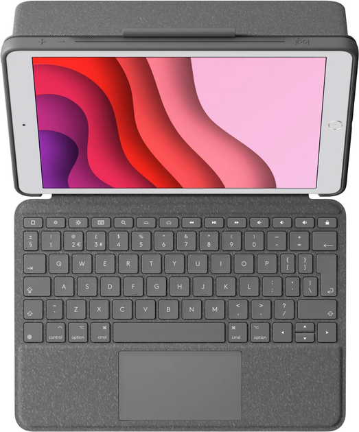 Обкладинка-клавіатура Logitech Combo Touch for iPad 10.2" 7th 8th 9th Gen Graphite (920-009629) - зображення 2