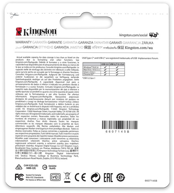 Pendrive Kingston DataTraveler MicroDuo 3C Gen3 256 GB USB-A+USB-C (DTDUO3CG3/256 GB) - obraz 6