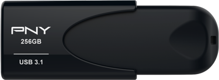 Pendrive PNY Attache 4 256 GB USB 3.1 czarny (FD256ATT431KK-EF) - obraz 1