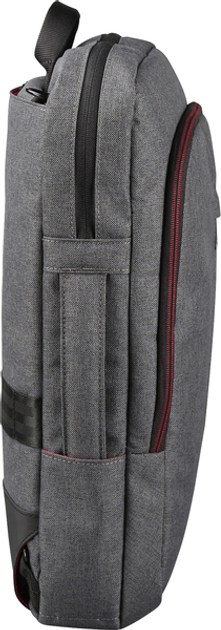 Рюкзак трансформер для ноутбука YENKEE 12L 15.6" TARMAC 3in1 Convertible YBB 1522GY Grey (YBB 1522GY) - зображення 4