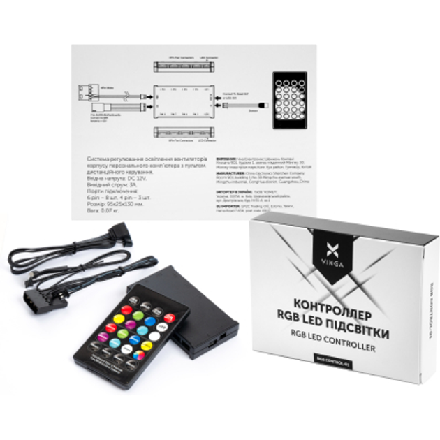 Модуль управления подсветкой Vinga RGB control-01 - изображение 2