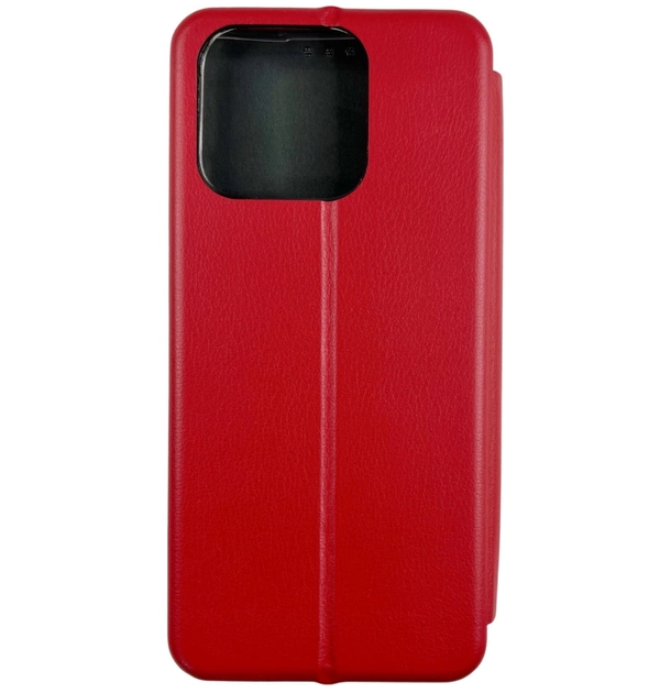 Чехол Fiji G.C. для Xiaomi Redmi 12C книжка магнитная Red - изображение 4