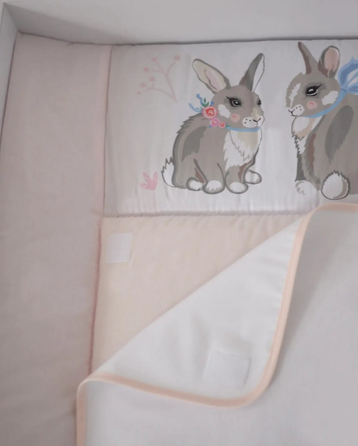 Пеленальный матрасик Baby Veres Summer Bunny pink New 50х70 см 426.3.1 ...