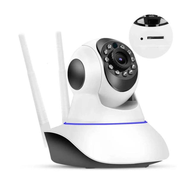 Камера WiFi Smart Camera видеонаблюдения к телефону с подсветкой и микрофоном видеоняня - изображение 4