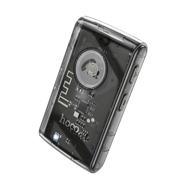 Автомобильный Bluetooth ресивер AUX в машину HOCO E66 Черный - Фото 3 Автомобильный Bluetooth ресивер AUX в машину HOCO E66 Черный - изображение 3