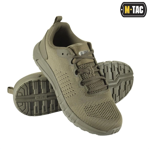 Чоловічі літні тактичні кросівки M-Tac розмір 43 (28,5 см) Олива (Зелений) (Summer Light Dark Olive) - зображення 1