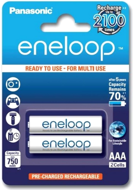 Panasonic Eneloop AAA 750 mah