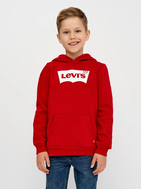 Levi's Lvb Batwing Screenprint Hoodie sweatshirt jongens, Grijze Heather, 10 jaar