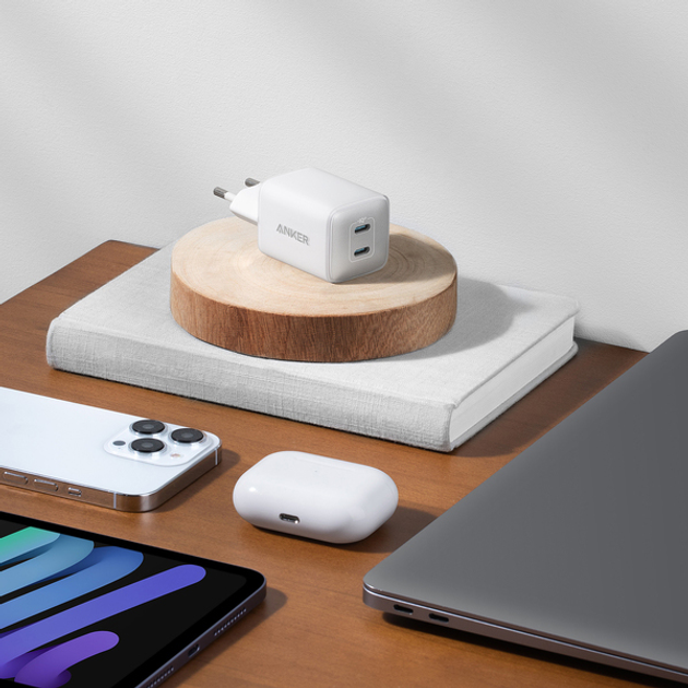 Ładowarka Anker PowerPort 521 Nano Pro - 40 W 2xUSB-C PIQ 3.0 (A2038G21) - obraz 3