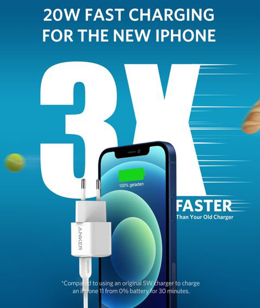 Ładowarka ścienna Anker PowerPort III Nano 20 W USB-C biała (A2633G22) - obraz 3