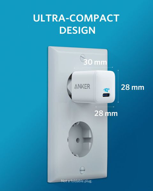 Ładowarka ścienna Anker PowerPort III Nano 20 W USB-C biała (A2633G22) - obraz 6