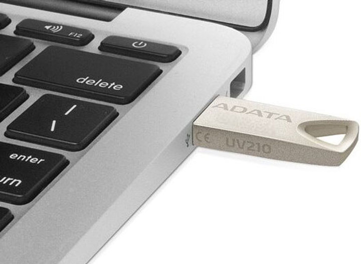 ADATA UV210 64 GB USB 2.0 Srebrny (AUV210-64G-RGD) - obraz 3
