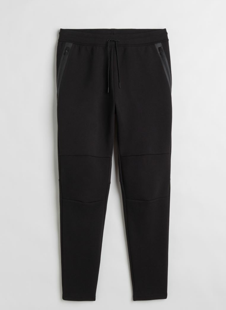 Чоловічі спортивні джоггери H&M (55569) S Чорні - Фото 2 Чоловічі спортивні джоггери H&M (55569) S Чорні - изображение 2