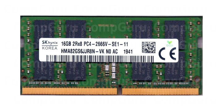 Ноутбучная оперативная память Hynix DDR4 16GB 2666MHz SO-DIMM 2Rx8 PC4 ...